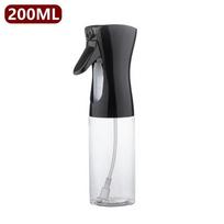 200 ml alyvuogių aliejaus purškiklis BBQ kepimo virtuvė kepimo alyvuogių aliejaus purškiklis aliejaus purškiklis tuščias butelis acto butelis aliejaus dozatorius salotos 1pcs juoda