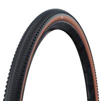 Padanga Schwalbe G-One Comp K-Guard 28  x 1.50  (40-622) // E-25, kamerinė, nelankstoma, Green Compound, K-Guard, ruda sienelė