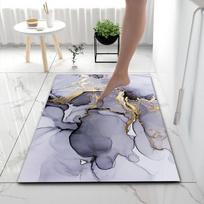Marmuro rašto virtuvės kilimėlis durų kilimėlis kilimas patvarus sugeriantis neslystantis įėjimo lovos kilimėlis plaunamas svetainės 40x60cm gray