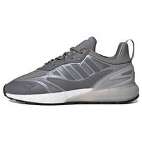 Adidas Originals ZX 2K Boost 2.0 Comfortable Mesh Non-Slip Durable Low-Top Marathon Running Shoes Unisex Sneakers Dark-Gray GW0623 38 gray