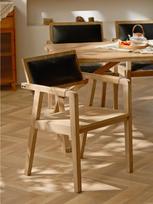 Modern Dining Chair with Cushion, Solid Wood Backrest Stool, Vintage Cafe Bar Stool, Creative Home Decor Accent