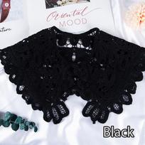Perfect Match Hollow Crochet Lace Detachable Collar Shawl O-Neck Doll False Collar Shirt Women Hollow Crochet Lace Detachable Collar