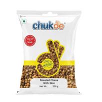 Chukde Bhuna Chana, Roasted Black Gram with Skin, 600g, Pack of 200g x 3