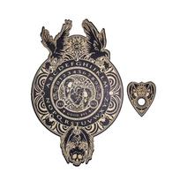 Large Wood Spirit Board Dowsing Message Telling Tool Talking Spirit Board with Planchette Mystical Game Supply