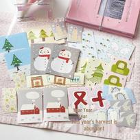 Waka Waka Cute Writing Planner: Korean-Style Die-Cut & Collage Paper for DIY Projects gray
