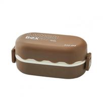 850ML Double-Layer Bento Box Large Capacity Leak-Proof Food Storage Container Microwavable Sealed Lunch Box for School Picnic ruda