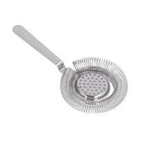 1PC Professional Stainless Steel Bar Strainer for Fine Filtering Cocktails Essential Tool for Bartending Restaurants Parties sidabras