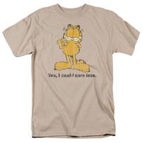 Garfield  Yes I Could Care Less  T-Shirt S beige