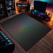 2D Visual Geometry Pattern Large Area Full Carpet Bedroom Gaming Gaming Room Decorative Carpet Rugs Living Room Bedroom 40x60cm