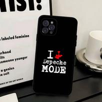 D-Depeche Mode Rock Band Phone Case For Iphone 17 16 15 14 13 12 11 Pro Max Plus Black Shell Cover Case iPhone 15 white