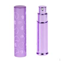 Portable 7ml Refillable Perfume Atomizer - Empty Bottle Pump Scent Spray Aftershave pink