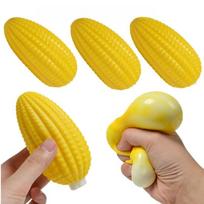 Simulation Corn Squishy Fidget Toy Soft Slow Rebound Squeeze Venting Ball Anti-Stress Anxiety Relief Sensory Decompression Toy Romdon 1Pcs