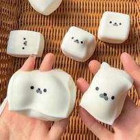 Kawaii Milk Cube Seal Squishy Toy, Slow Rising Scented Stress Relief Fidget for Kids & Adults United States