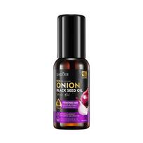 Onion Black Seed Oil Smooth Hair Care Essential Oil SADOER Moisturizing Hair Care Essential Oil 60ML
