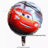 McQueen & Thomas Mini aliuminio folijos balionai gimtadienio šventės dekoracijoms red