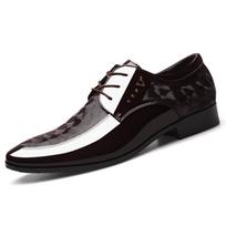Oxfords Leather Men's Shoes Casual Dress Men Lace Up Breathable Formal Office for Man Big Size 38-48 Flats 40
