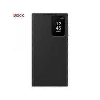 Original Samsung Smart View Wallet Flip Case for Samsung Galaxy S23 Ultra SM-S918B S-View Phone Case Coverblack SZRH A-S less