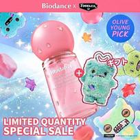 Biodance Kolageno Peptidų Želė Serumas Purškiklis Drėkinantis Švytėjimas Veido Purškiklis Rinkinys 50ml + Pugler Maišelis Dovana pink