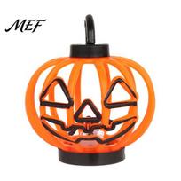 Small Pumpkin Night Lamps Halloween Lantern, LED Light Up Hollow Ornament, Battery Operated Lights Statue with Warm for Indoor Outdoor Party oranžinė