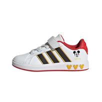 Disney x adidas Grand Court J Mickey Mouse - White Kids Sneakers Cloud-White Core-Black Bold-Gold JQ8067 33 white