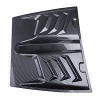 Carbon Fiber Look Universal Car Exterior Hood Vent Scoop Cover Air Intake Grille Inlet Trim