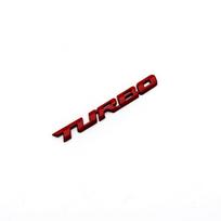 Turbo 3D Stereo Bagažinės Emblema Automobilio Lipdukas