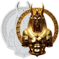 Egyptian Pharaoh Silicone Molds Pharaoh Fondant Mold Cake Decorating Tools Cupcake Topper Candy Chocolate Gumpaste Mold pilka spalva