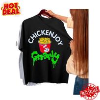 SALE HOT!! Jollibee X Katseye Chickenjoy Gnarly T-Shirt Unisex S to 5XL Unisex T-Shirt L black
