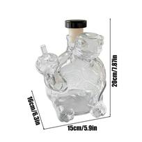 Liquor Decanter Reusable Turtle Glassware Home Decor Turtle Alcohol Decanter Whiskey Bottle For Men Brother Dad Birthday gryna