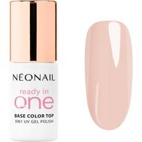 NEONAIL Ready In One 3in1 UV Gel Polish gelinis nagų lakas su deimantų dulkėmis atspalvis 03 One Apricot 7.2 ml