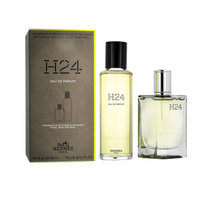 Set Hermes: H24 Eau De Parfum For Men, 30 ml + H24 Eau De Parfum For Men Refill Refillable, 125 ml