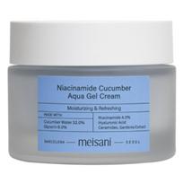 Meisani Niacinamide Cucumber Aqua Gel Cream gaivinantis gelinis veido kremas, 50 ml