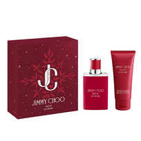 Set Jimmy Choo: Man Extreme Eau De Parfum For Men, 50 ml + Man Extreme Shower Gel For Hair & Body For All Skin Types, 100 ml