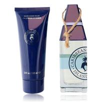 Set Caribbean Joe: Island Supply Azure Sails Eau De Toilette For Men, 125 ml + Island Supply Azure Sails Shower Gel & Shampoo 2-In-1, 100 ml