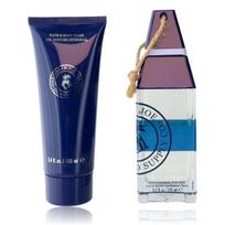 Set Caribbean Joe: Island Supply Sapphire Sands Eau De Toilette For Men, 125 ml + Island Supply Sapphire Sands Shower Gel & Shampoo 2-In-1, 100 ml
