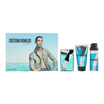 Set Cristiano Ronaldo: CR7 Origins Eau De Toilette For Men, 100 ml + CR7 Game On Shower Gel For All Skin Types, 150 ml + CR7 Origins Refreshing Deodorant Spray For Men, 150 ml