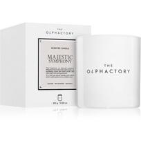 The Olphactory Majestic Symphony Leather Scented Candle, 310 g