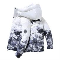 Down Jacket Men's Thickened Men's Winter Windproof Down Jacket Youth Sports Jacket S