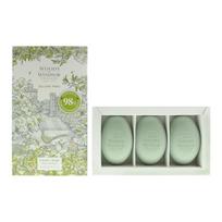 Set Trio Woods Of Windsor Lily Of The Valley Moisturizing Massage Soap Bar Shea butter, 3 vnt., 60 g