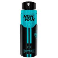 Nishman 02 Deodorant Spray purškiamas dezodorantas vyrams, 200 ml