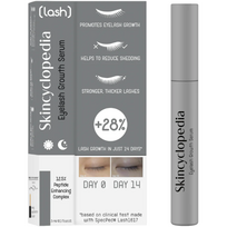 Skincyclopedia Eyelash Growth Serum tankinamasis blakstienų serumas su 12,5% peptidų, stiprinamuoju kompleksu, 3 ml