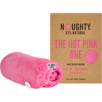 Noughty The Hot Pink One Microfibre Hair Towel Wrap mikropluošto plaukų rankšluostukas (turbanas) ryškiai rožinės spalvos, 1 vnt.