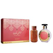 Arabiyat Prestige Lychee Musk rinkinys moterims (EDP, 100 ml + kūno losjonas, 300 ml)