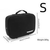 Salon Barber Tool Storage Bag Scissor Bag Beauty Carrying Case Portable Makeup Box Beauty and Hair Products Sorting Bag black