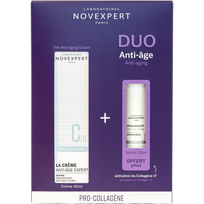 Novexpert Pro-Collagen Anti Aging Duo veido priežiūros rinkinys su prokolagenu
