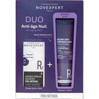 Novexpert Anti-Aging Night Duo veido priežiūros rinkinys su proretinoliu ir bakučioliu