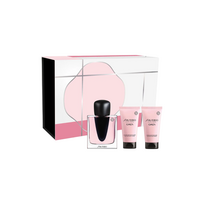 Set Shiseido: Ginza Eau De Parfum For Women, 50 ml + Ginza Moisturizing Body Lotion, 50 ml + Ginza Hydrating Hand Cream, 50 ml