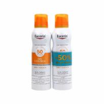 Eucerin Oil Control Dry Touch SPF 50 apsauga nuo saulės, 2 x 200 ml