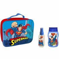Disney Superman rinkinys vaikams (dušo želė-šampūnas, 200 ml + kūno dulksna, 90 ml + krepšys)
