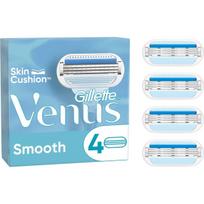 Gillette Venus Smooth Replacement Blades pakaitinės galvutės skustuvui,  4 vnt.